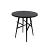 Metalsmith Circular Aluminium Side Table – Black Finish