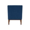 Claudia Boucle Fabric Arm Chair in Blue Colour
