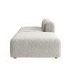 Chiccomfort Wood 2 Seater With Upholstery Non Storage Sofa In Beige Colour