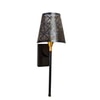 Devansh Metal Electric Wall Light in Black Colour with Black Shade Count of 1 Light