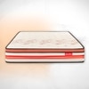 Boltt Plus 3 Zoned NRG Layer Medium Firm Bonnell Spring Euro Top Mattress with Extra Air Circulation and Coolness (75 x 48 in, 8 Inches)