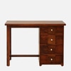 Sheesham Wood Study Table In Scratch Resistant Honey Oak Finish With Drawers