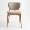 Beechline Solid Wood Dining Chair in Flaxen Colour