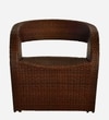 Gold Coast Wicker Chair In Brown Tone Finish