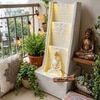 White Fiber Glass 3 Step Slate Indoor Water Fountain