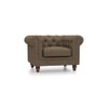 Winchester Essential 1 Seater Fabric Sofa in Dune Colour