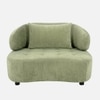 Henry Boucle 1 Seater Sofa in Pista Green  Color