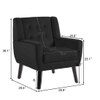 Derel Accent Chair in Black Colour