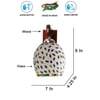 Devansh Solid Wood Electric Wall Light in Brown Colour with Multi Shade Count of 1 Light