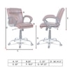 Ammoreavolea Mid Back Executive Chair in Maroon Colour