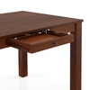 Arlo Teak Wood 8 Seater Storage Dining Table In Sienna Teak Finish