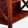 Sheesham Wood Bookshelf In Scratch Resistant Honey Oak Finish