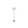 Rosie Grey Cotton shade with Iron floor lamp