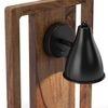 Barrow Solid Wood Bedside Table in Teak Finish
