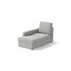 Apollo Sofa (Colour : Vapour Grey, Cushion : Soft, Back Type : High Back, Seating Capacity : Left Aligned 2 Seater + Left Aligned Chaise)