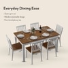 Diner 6 Seater Dining Table Set (Finish- Golden Oak)