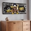 Money Graffiti Pop Art Canvas Wall Painting Living Room Decor 22x46 Inch