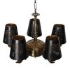 Devansh Dual Steel Metal  Wallmounted Lamp With Beige Jute  Shade