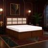 Eshaan Solid Wood Comfort Queen Bed Box Storage Provincial Teak Finish Mattress 60 x 78 Inches