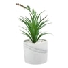 Attractive Faux Plant With White Ceramic Pot