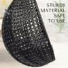 Premium Egg Single Seater 6 Star Swing Chair Grey