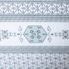 Blue And White Floral 400 Tc  Cotton Flat  Super King Size Bedsheet With 2 Pillow Cover