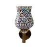 Devansh Metal Electric Wall Light in Gold Colour with Multi Shade Count of 1 Light