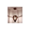 Gem Brown Solid Wood Single Hanging Light