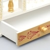 D'Dass Multi Color Mdf and Sheesham Wooden Temple For Pooja