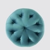Amanda Pouffe in Peacock Teal Colour