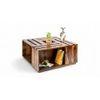 Milan Sheesham Wood Coffee Table In Teak Finish