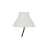 Merritt Black Cotton Shade Floor Lamp