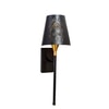 Devansh Metal Electric Wall Light in Black Colour with Black Shade Count of 1 Light
