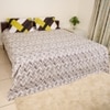 Cotton Double bed sheet 2.24mtrsx 2.54 mtrs with 2 Pillows