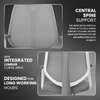 Kepler Brooks Pulse MB Office Desk Chair in White Grey Colour