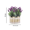 Artificial Lavender With Wood Sticks