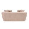 Rihanna 2 Seater Fabric Sofa in Ashen Beige Colour