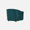 Camro Fabric Sofa (Teal Blue)