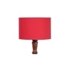 Britney Brown Cotton Shade Floor Lamp
