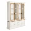 Adurey Solid Wood Crockery Unit in White & Mango Natural