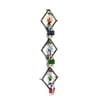 Desert Art Metal Handpainted Musician Wall Hanging Frame in Multicolour