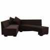 Melo 3 Seater Fold Out Sofa cum Bed  in Brown Colour