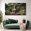 The Castle Decor Lord Buddha Meditation Wall Art Framed Painting 27x48 Inch (Style 6)