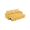 Solace  Pull Out Sofa cum Bed  in Orange Colour