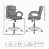 Veaoilaa Mid Back Executive Chair in Black Colour