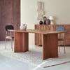 Copse Solid Wood 4 Seater Dining Table in Provincial Teak Finish