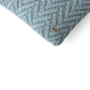 Elsa Blue Grey Cotton Cushion Cover 16X16  Inches