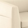 Rubik Essential 3 Seater Fabric Sofa in Pearl Colour
