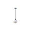 Nora White Metal Single Hanging Light