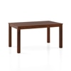 Arlo Teak Wood 6 Seater Storage Dining Table In Sienna Teak Finish